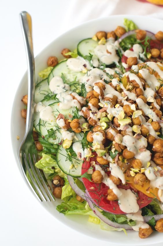 Hummus Salad Hummus Salad